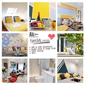 Epicsa - Family & Corporate Mews With Free Parking Cambridge